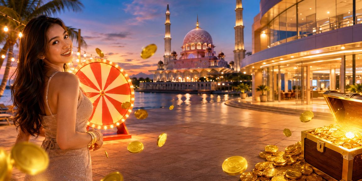 Ruang permainan rolet gaya Melayu moden di Putrajaya